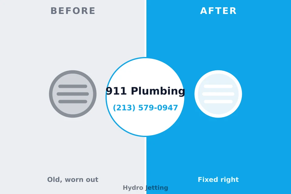 Before and after: plumbing repair Creighton, NE